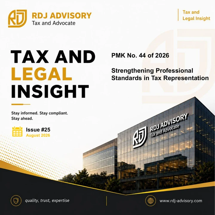 RDJ Tax and Legal Insight Issue 25 - tax representation