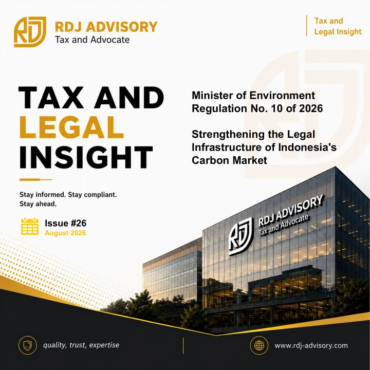 RDJ Tax and Legal Insight Issue 26 - Indonesia carbon market